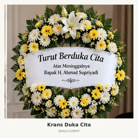 Krans Bunga Duka Medan Johor